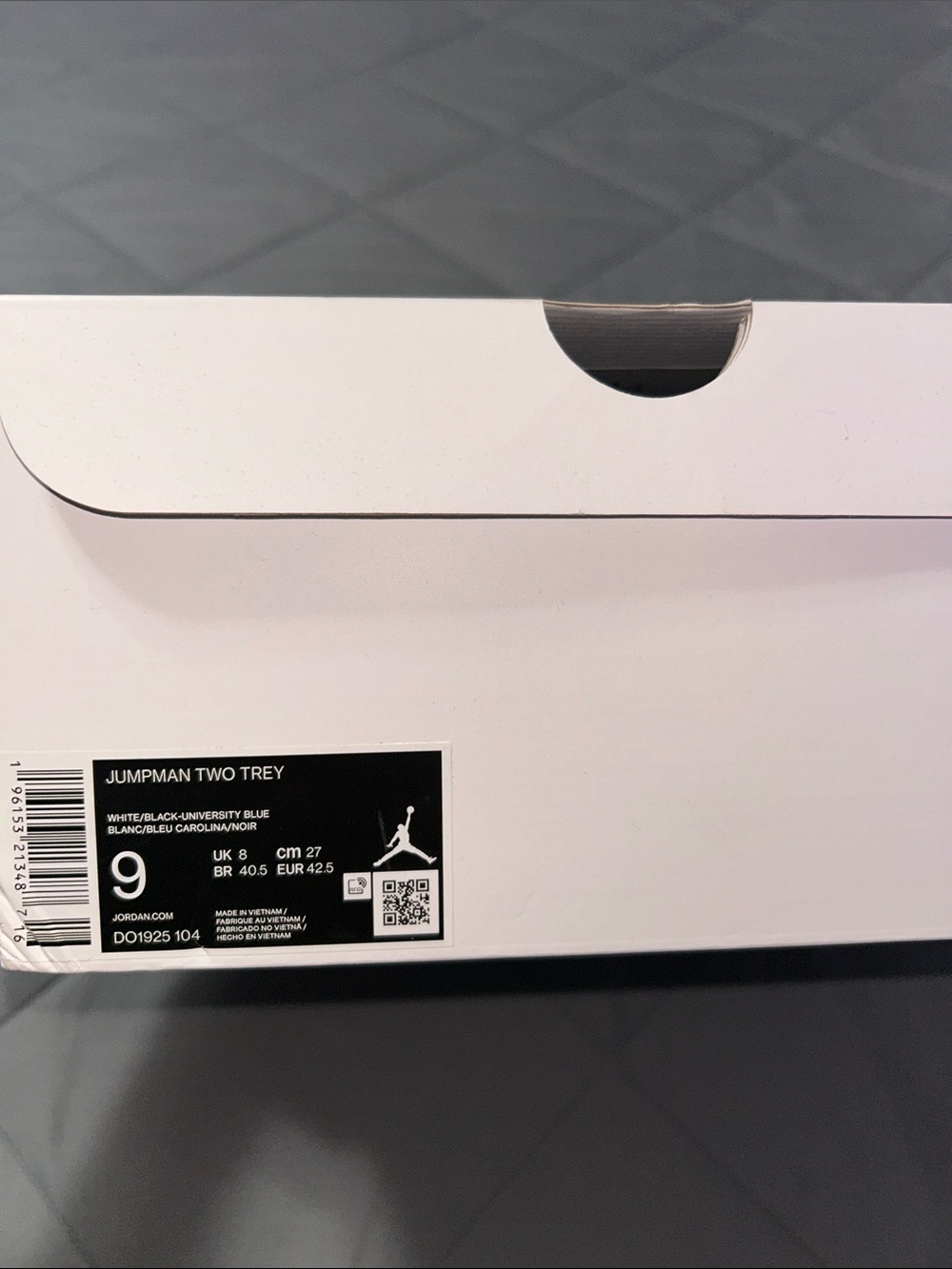 Jordan Jumpman Two Trey Nike White High-Top Basketball Sneakers - Picture 6 of 6